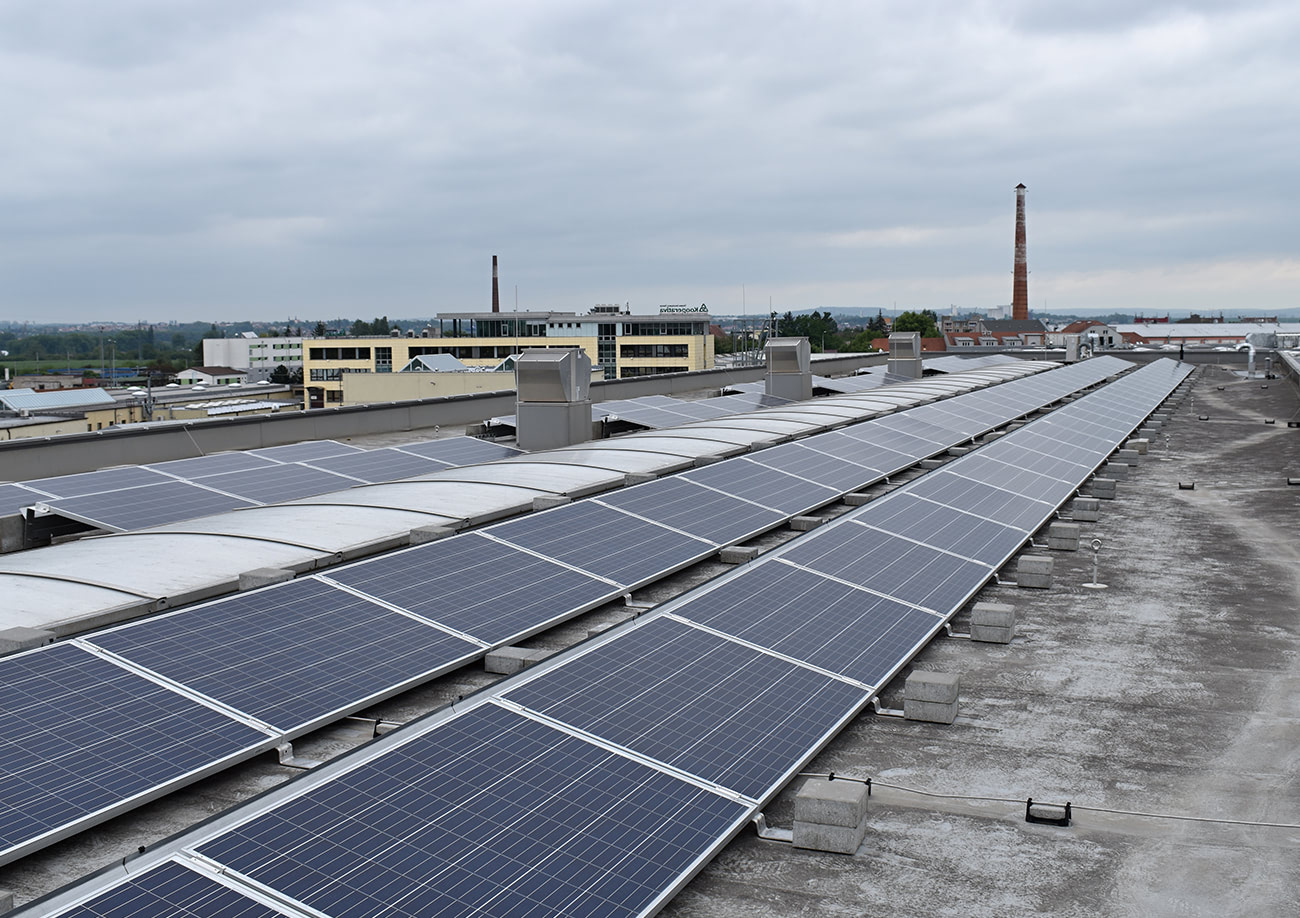 Fotovoltaická elektrárna Modřice